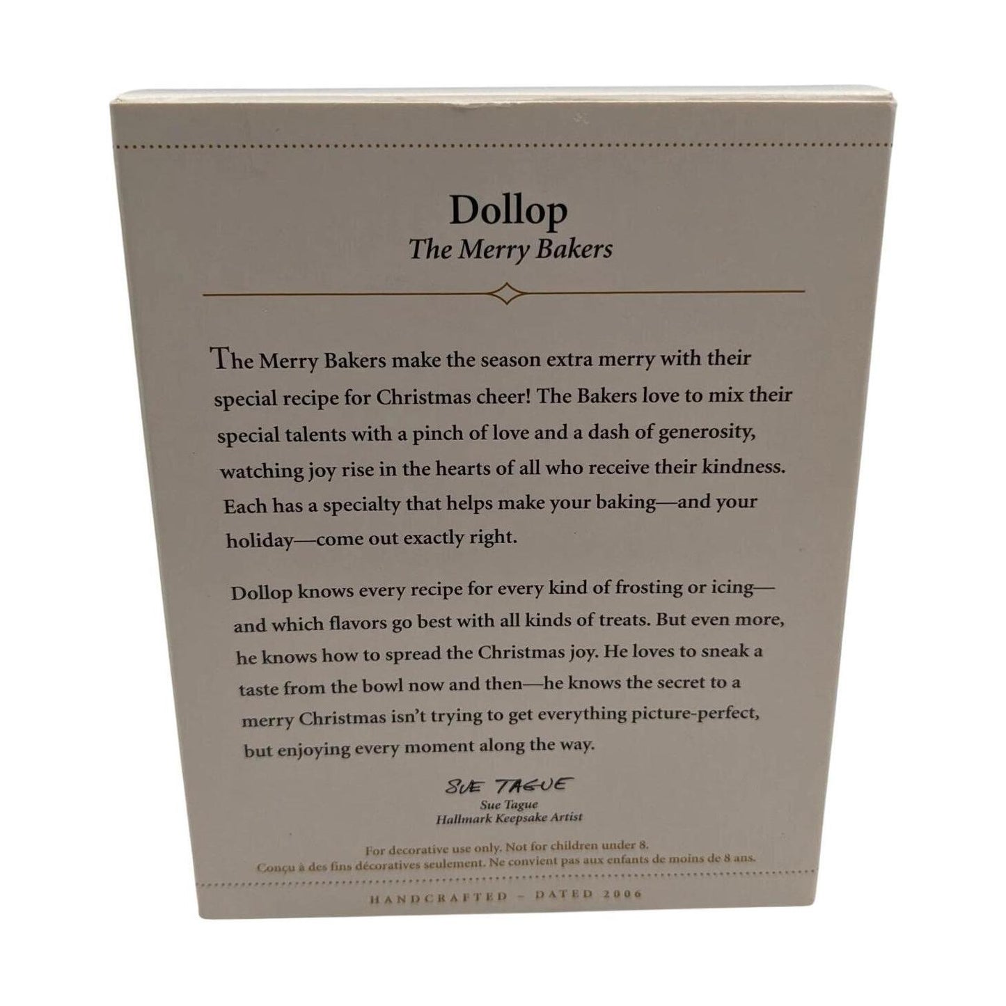 2006 Dollop Hallmark Ornament (The Merry Bakers) QPI763 Image7