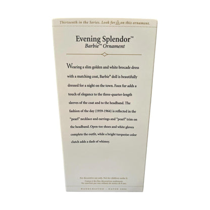 2006 Evening Splendor Hallmark Ornament (Barbie) QX2373 Image6