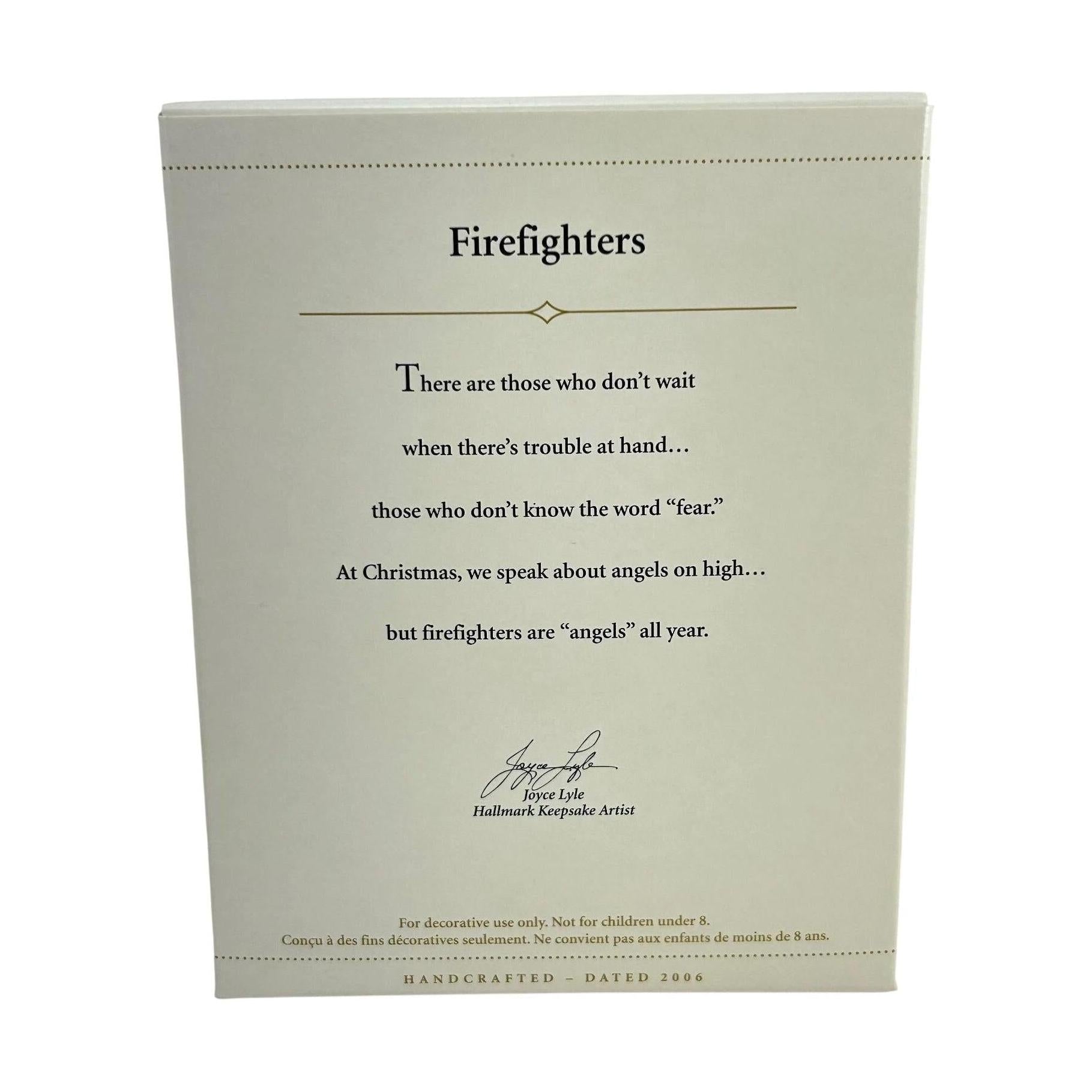 2006 Firefighter Hallmark Ornament (Firefighter) QXG2656 Image7