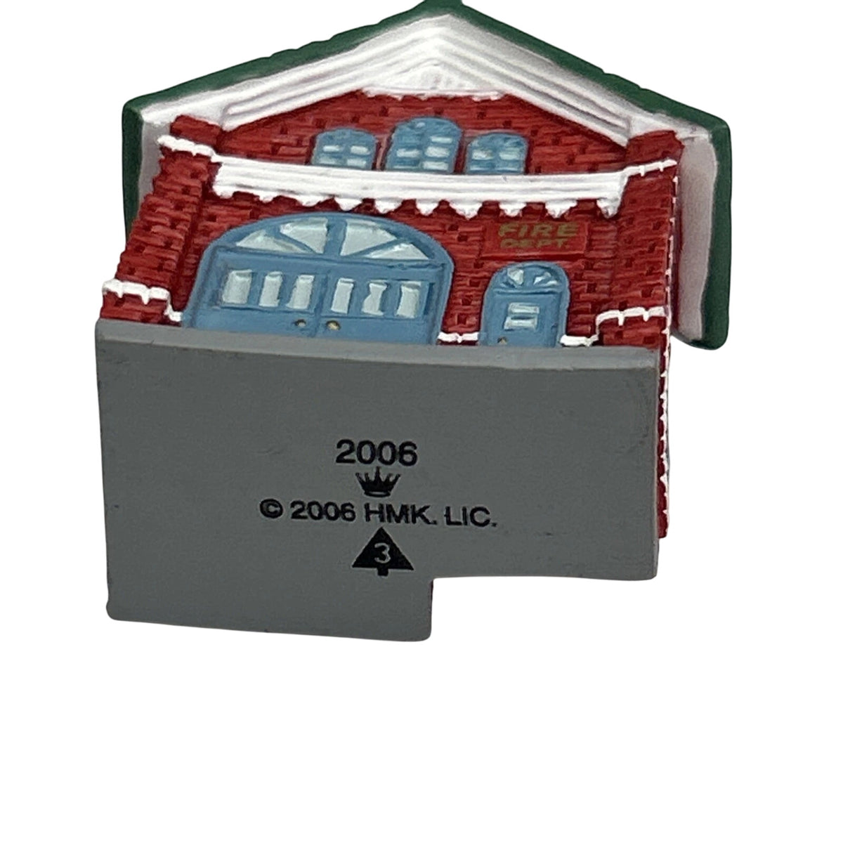 2006 Firehouse No. 2006 Hallmark Ornament (Miniature Fire Brigade) QXM3096 Image6