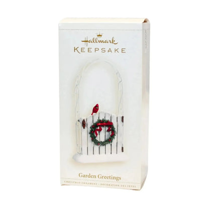 2006 Garden Greetings Hallmark Ornament (Winter Garden) QXG3013 Image2