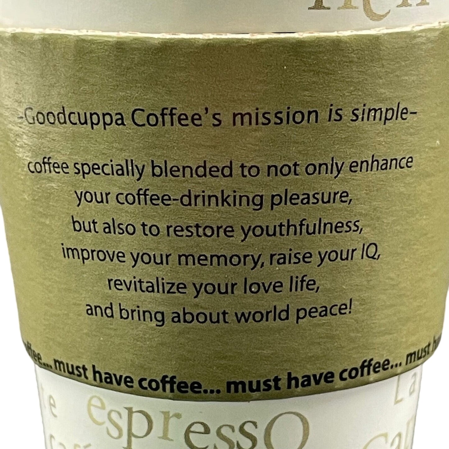 2006 Goodcuppa Coffee Hallmark Ornament (Eat & Drink) QXG2276