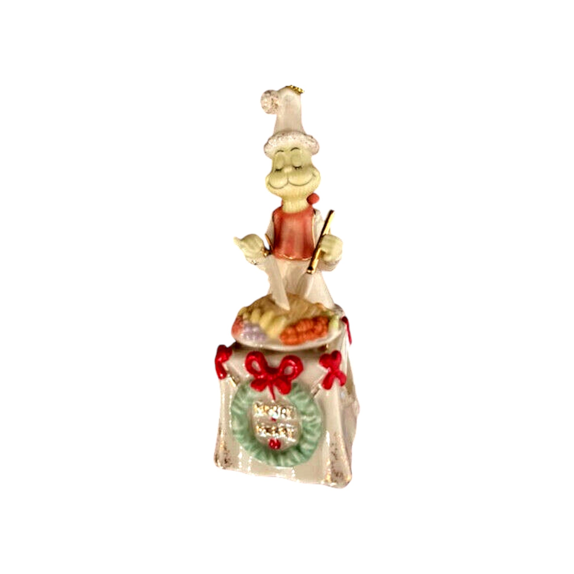 2006 Grinchy Feast The Grinch Lenox Ornament 758898 Image1