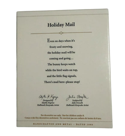 2006 Holiday Mail Hallmark Ornament (Mailbox) QXG2753 Image5