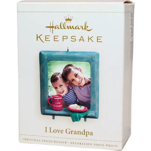 2006 I Love Grandpa Hallmark Ornament (Photo Holder) QXG3196