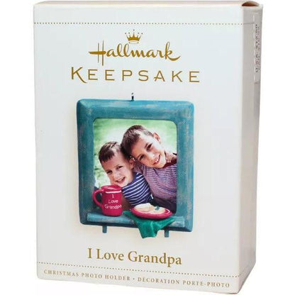 2006 I Love Grandpa Hallmark Ornament (Photo Holder) QXG3196