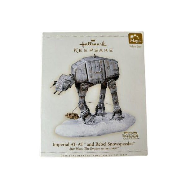 2006 Imperial AT‑AT & Rebel Snowspeeder Hallmark Ornament (Star Wars) QXI6193