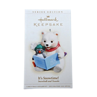 2006 It's Snowtime! Hallmark Ornament (Snowball and Tuxedo) QX2593
