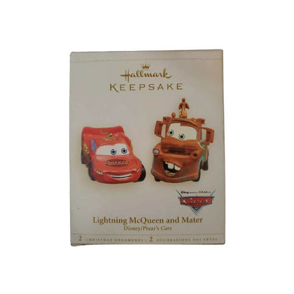 2006 Lightning McQueen and Mater Hallmark Ornament (Disney) QXD8386