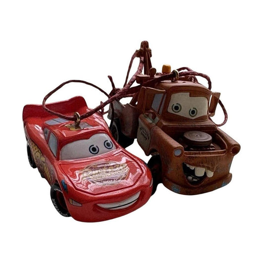 2006 Lightning McQueen and Mater Hallmark Ornament (Disney) QXD8386 Image1