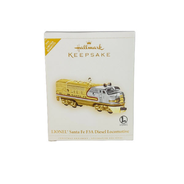 2006 Lionel Santa Fe F3A Diesel Locomotive Repaint Hallmark Ornament (Lionel) QXE3233