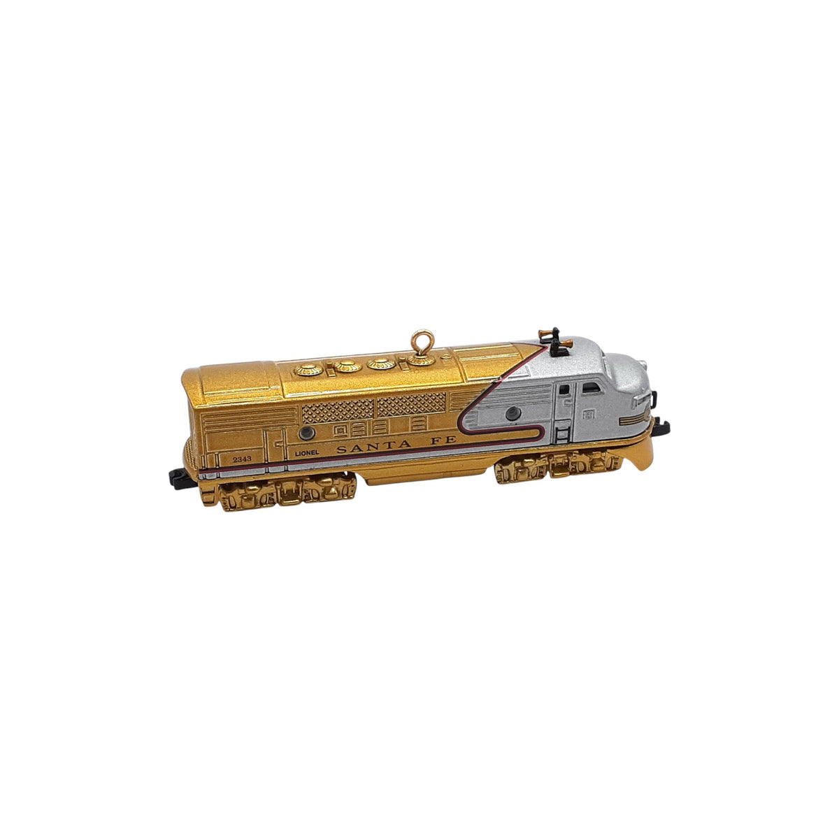 2006 Lionel Santa Fe F3A Diesel Locomotive Repaint Hallmark Ornament (Lionel) QXE3233 Image1
