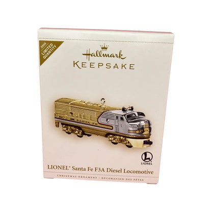 2006 Lionel Santa Fe F3A Diesel Locomotive Repaint Hallmark Ornament (Lionel) QXE3233 Image2