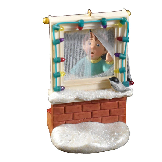 2006 Looking for Santa Hallmark Ornament (Christmas Window) QXG2783