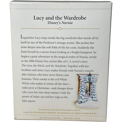 2006 Lucy and the Wardrobe Hallmark Ornament (Narnia) QXD8393