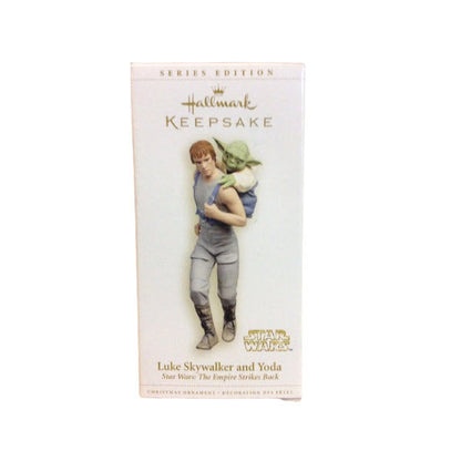 2006 Luke Skywalker and Yoda Hallmark Ornament (Star Wars) QX2366