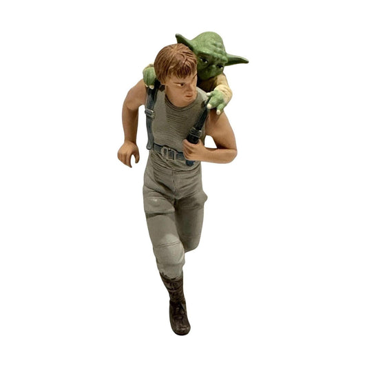 2006 Luke Skywalker and Yoda Hallmark Ornament (Star Wars) QX2366 Image1