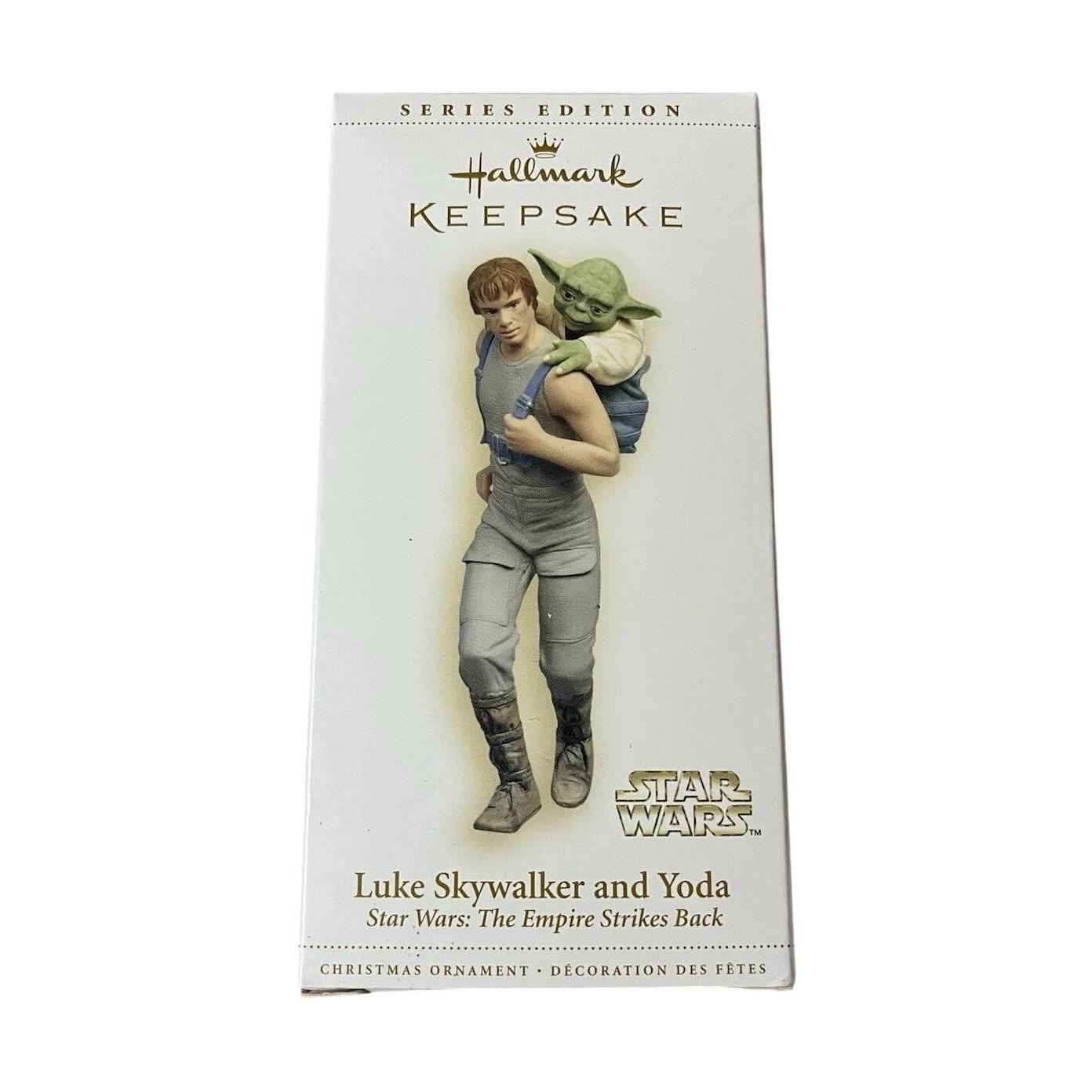 2006 Luke Skywalker and Yoda Hallmark Ornament (Star Wars) QX2366 Image2