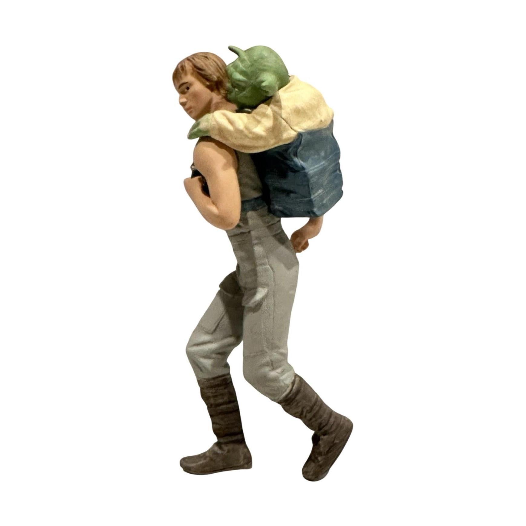 2006 Luke Skywalker and Yoda Hallmark Ornament (Star Wars) QX2366 Image3