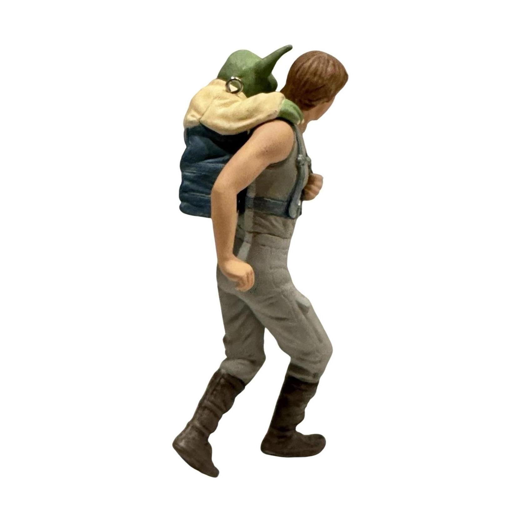 2006 Luke Skywalker and Yoda Hallmark Ornament (Star Wars) QX2366 Image4