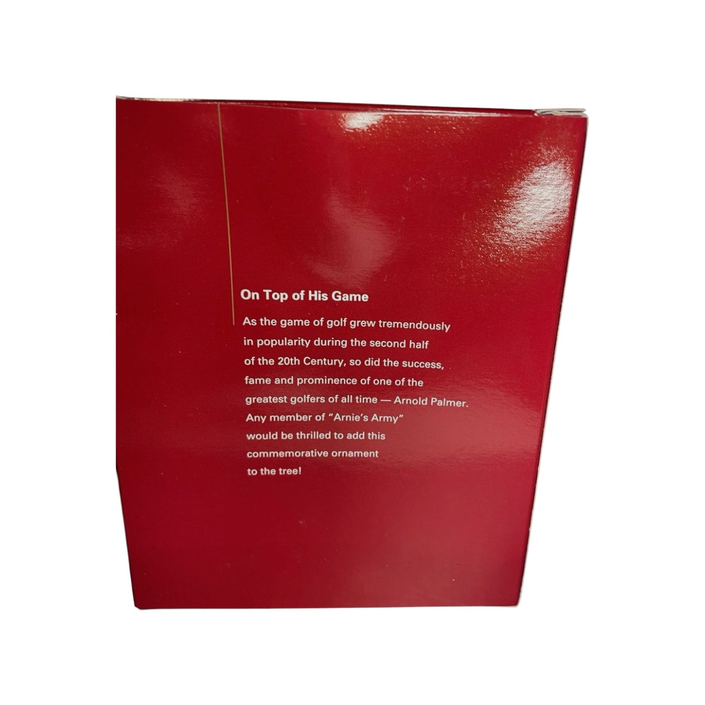 2006 On Top of His Game - Arnold Palmer (Golf) Carlton Cards Heirloom Ornament CXOR-135P Image8