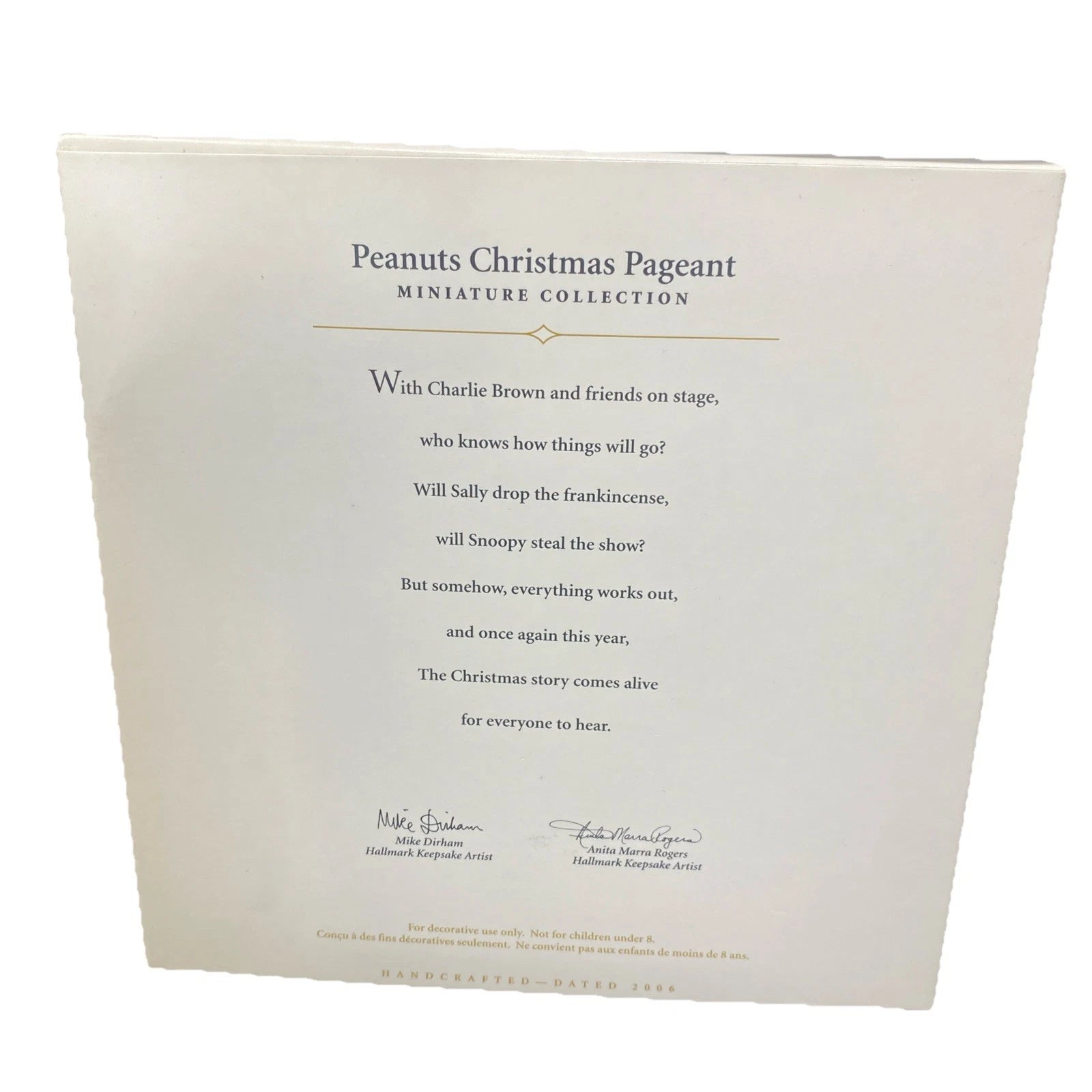 2006 Peanuts Christmas Pageant Hallmark Ornament (Peanuts) QXM3146 Image6
