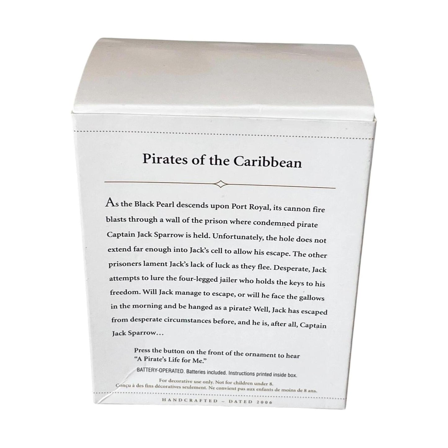 2006 Pirates of the Caribbean Hallmark Ornament (Pirates of the Caribbean) QXD6376 Image7