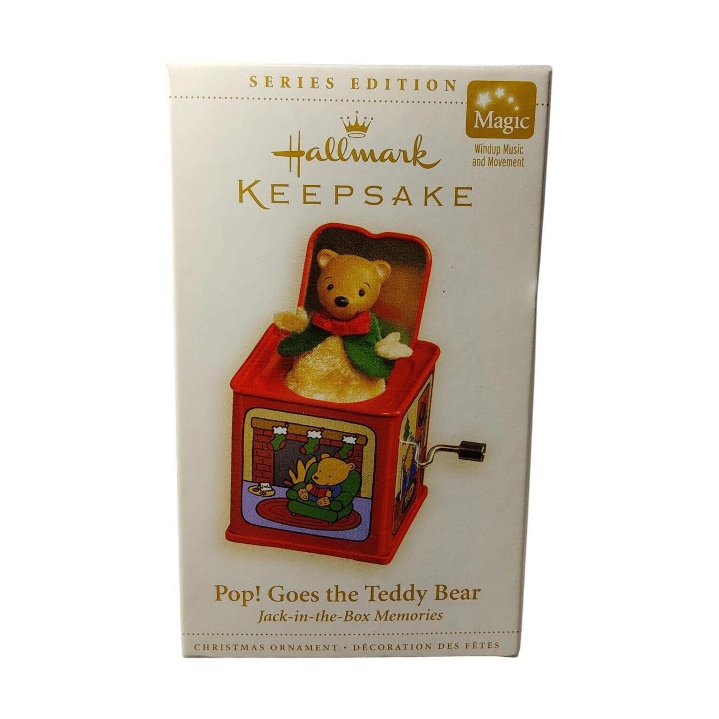 2006 Pop! Goes theTeddy Bear Hallmark Ornament (Jack-in-the-Box Memories) QX2493 Image2