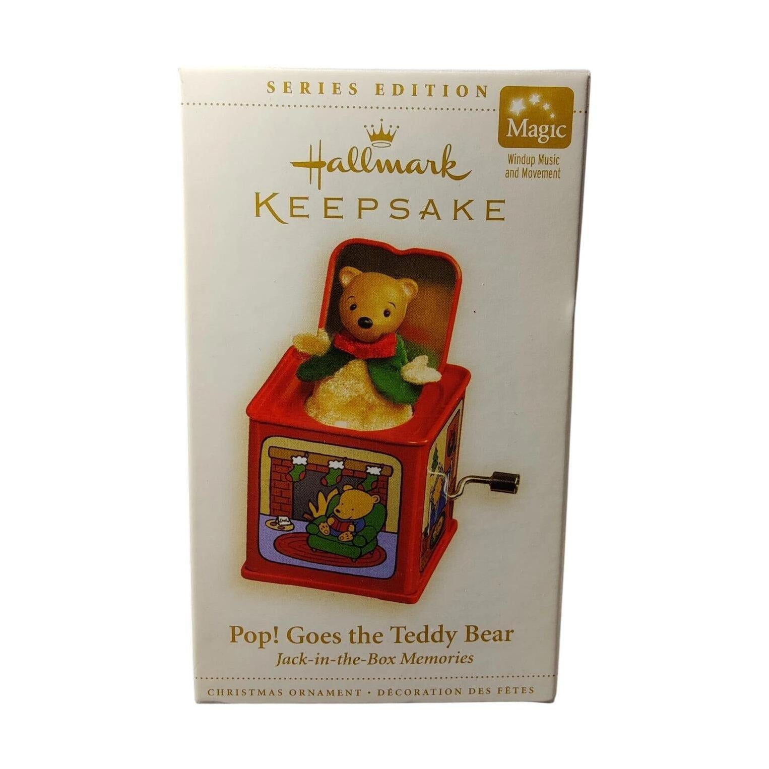 2006 Pop! Goes theTeddy Bear Hallmark Ornament (Jack-in-the-Box Memories) QX2493 Image2