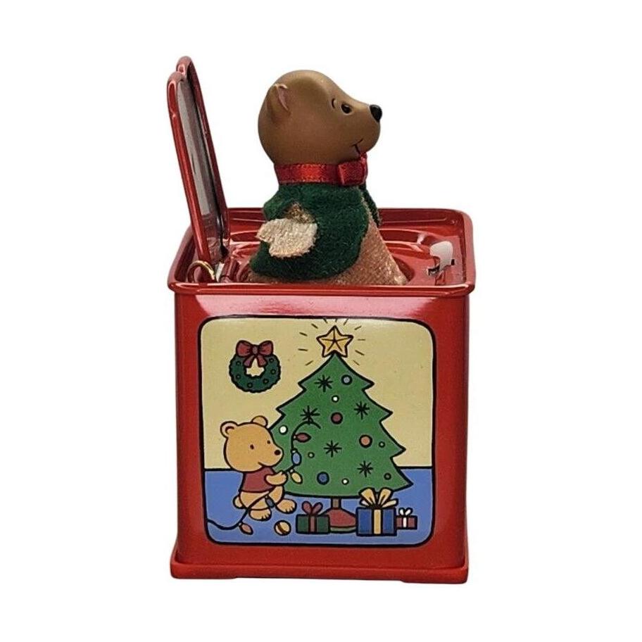 2006 Pop! Goes theTeddy Bear Hallmark Ornament (Jack-in-the-Box Memories) QX2493 Image5