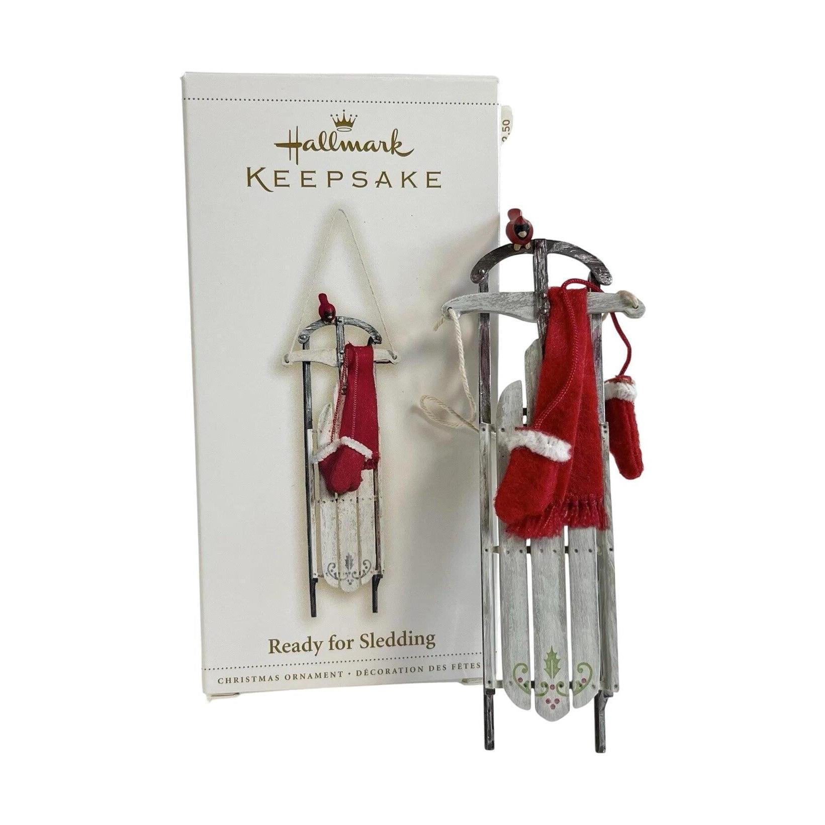 2006 Ready for Sledding Hallmark Ornament (Winter Garden) QXG2766 Image3