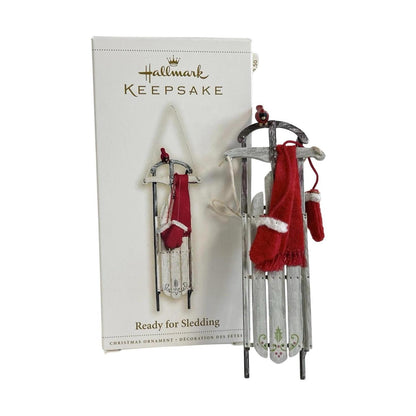 2006 Ready for Sledding Hallmark Ornament (Winter Garden) QXG2766 Image3