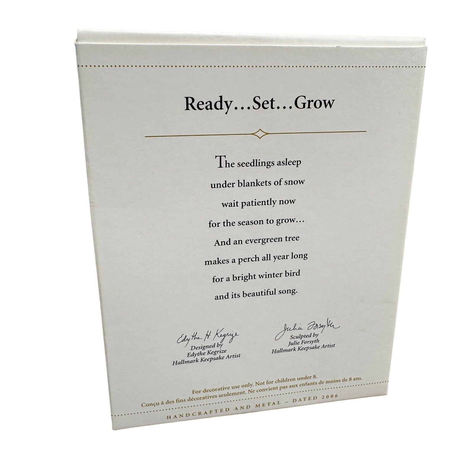 2006 Ready...Set...Grow Hallmark Ornament (Winter Garden) QXG3006 Image6