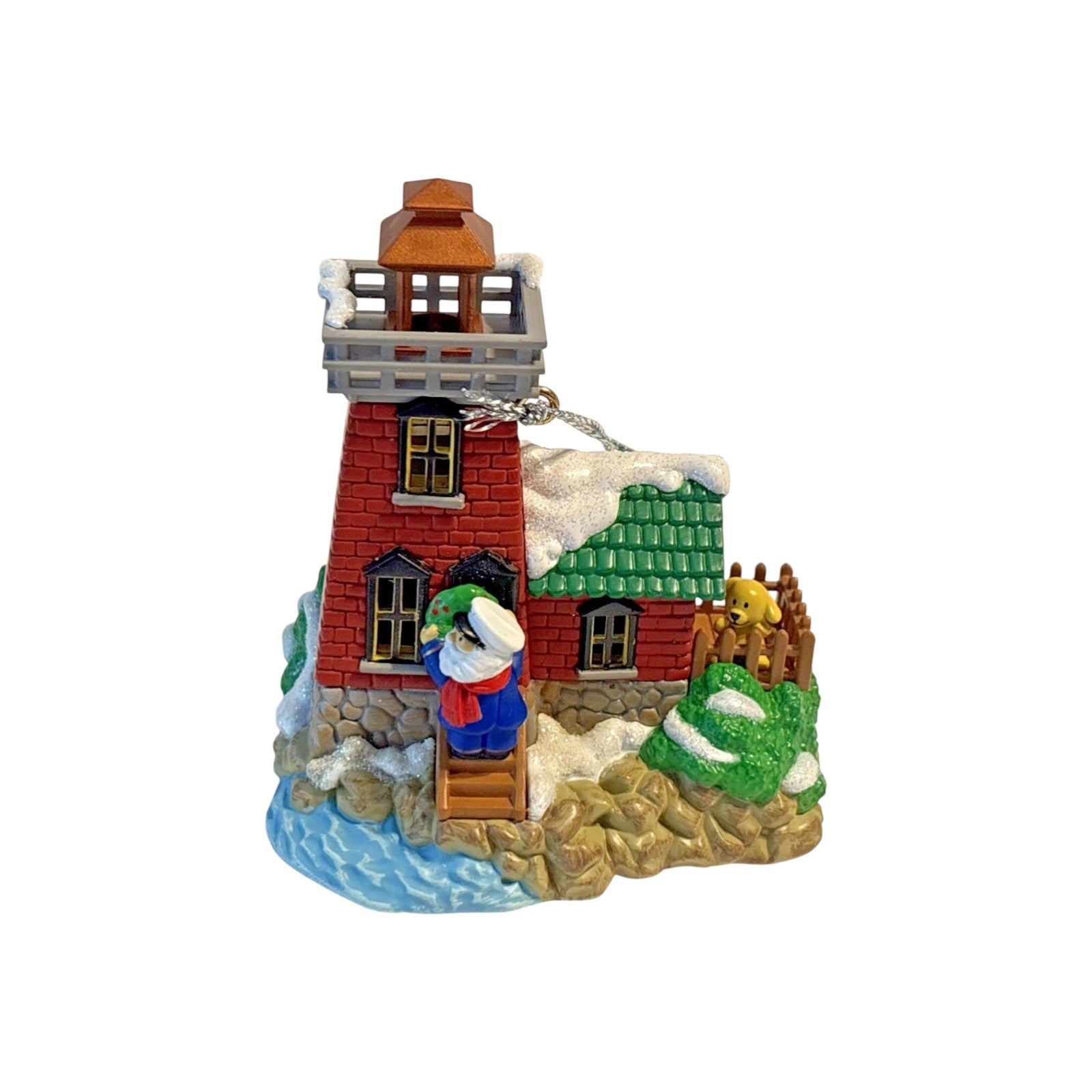 2006 Santa by the Sea (Lighthouse) (Santa by the Sea Series) Carlton Cards Heirloom Ornament CXOR-206T Image1