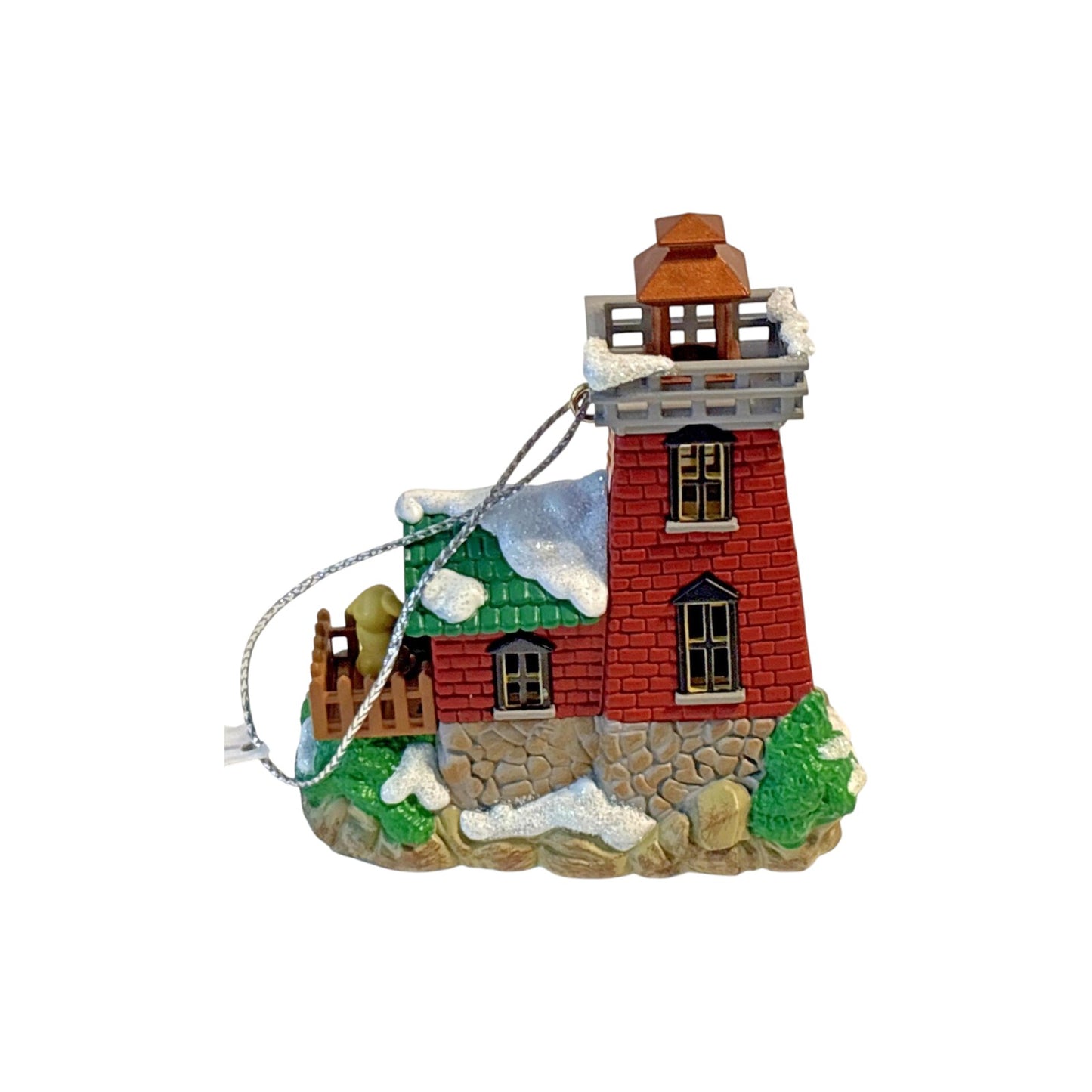 2006 Santa by the Sea (Lighthouse) (Santa by the Sea Series) Carlton Cards Heirloom Ornament CXOR-206T Image4