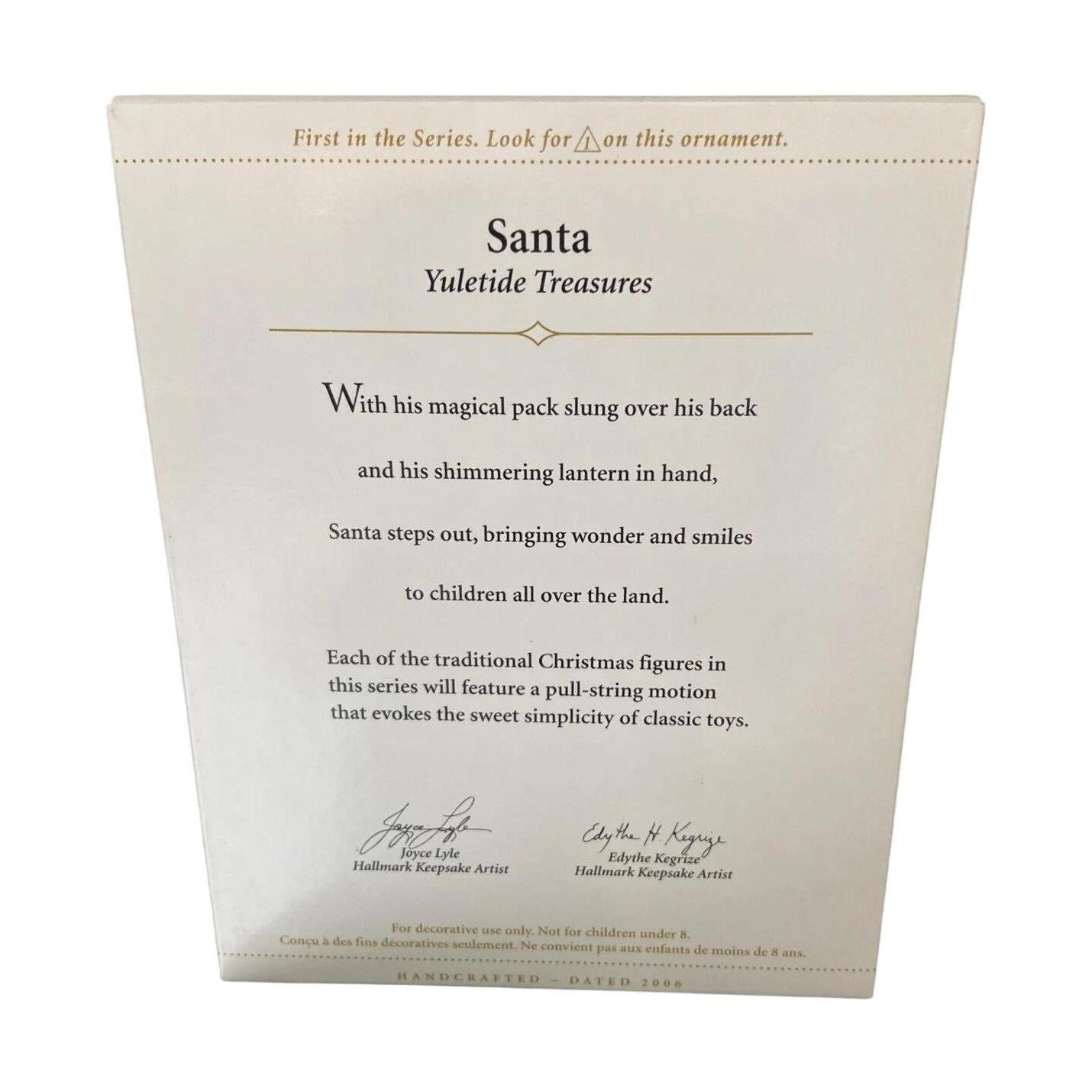 2006 Santa Hallmark Ornament (Yuletide Treasures) QX3326 Image4