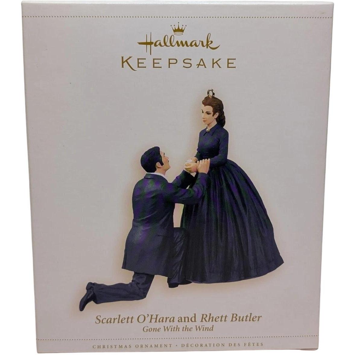 2006 Scarlett O'Hara and Rhett Butler Hallmark Ornament (Gone with the Wind) QXI6116