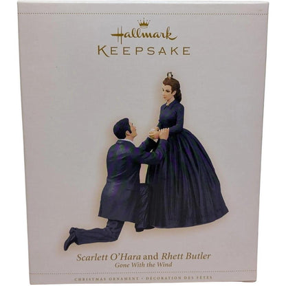 2006 Scarlett O'Hara and Rhett Butler Hallmark Ornament (Gone with the Wind) QXI6116