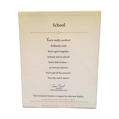 2006 School Hallmark Ornament (School) QXG3333 Image5