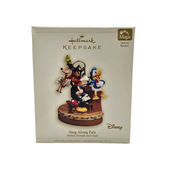 2006 Sing-Along Pals Hallmark Ornament (Mickey, Donald, and Goofy) QXD8316