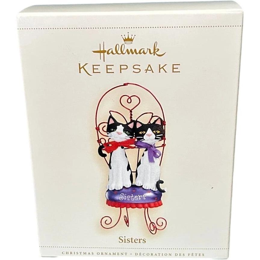 2006 Sisters Hallmark Ornament (Cats) QXG2963