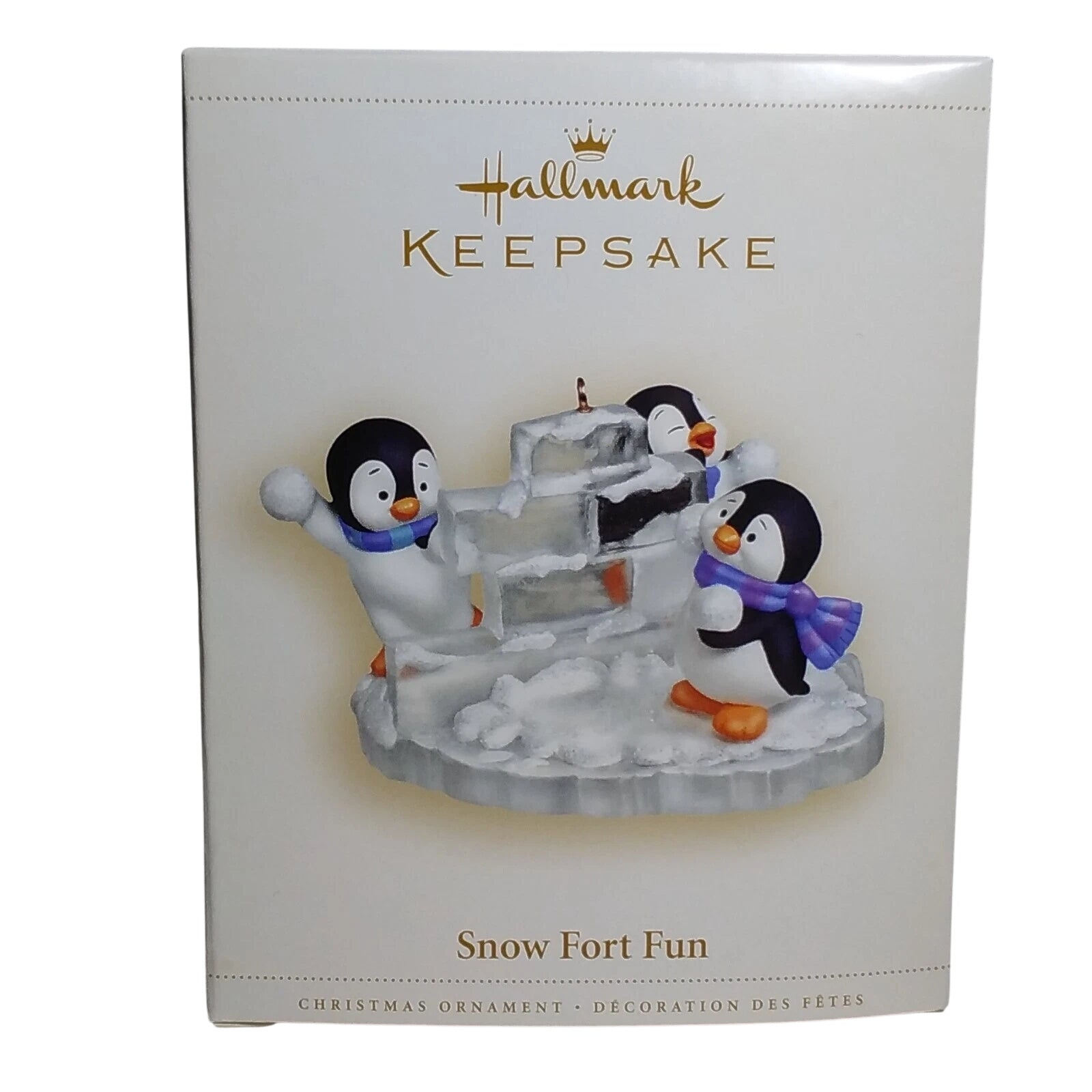 2006 Snow Fort Fun Hallmark Ornament (Kris' Penguins) QXG2803 Image2