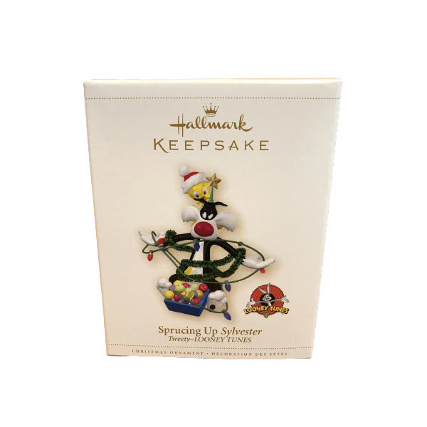 2006 Sprucing Up Sylvester Hallmark Ornament (Looney Tunes) QXI6126