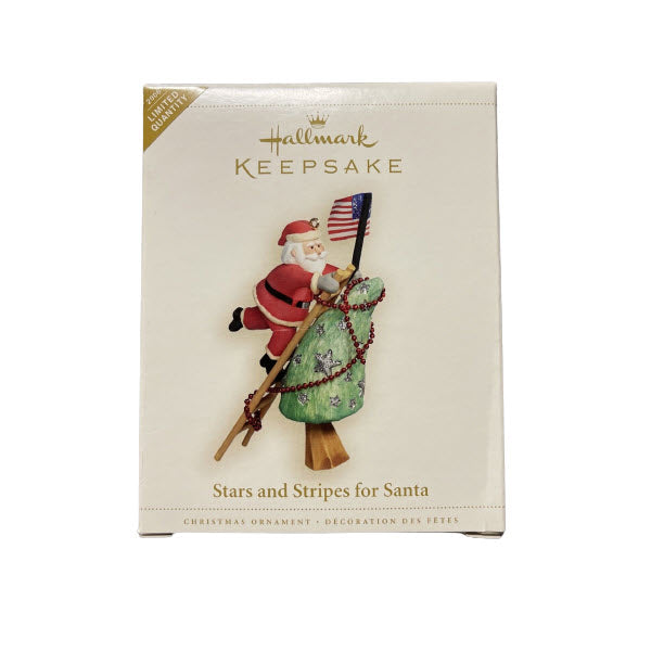 2006 Stars and Stripes for Santa Hallmark Ornament (Patriotic) QXE3266