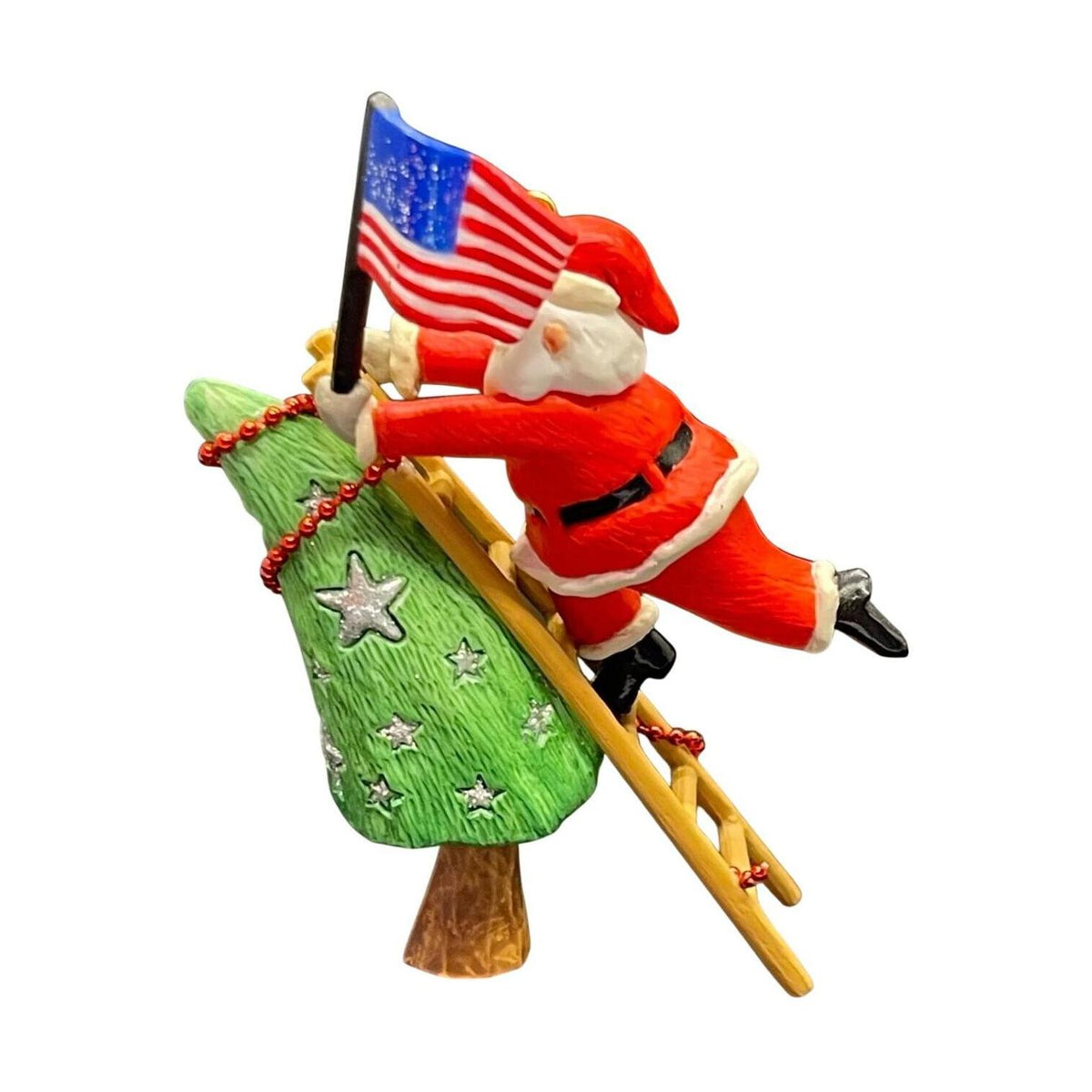 2006 Stars and Stripes for Santa Hallmark Ornament (Patriotic) QXE3266 Image3