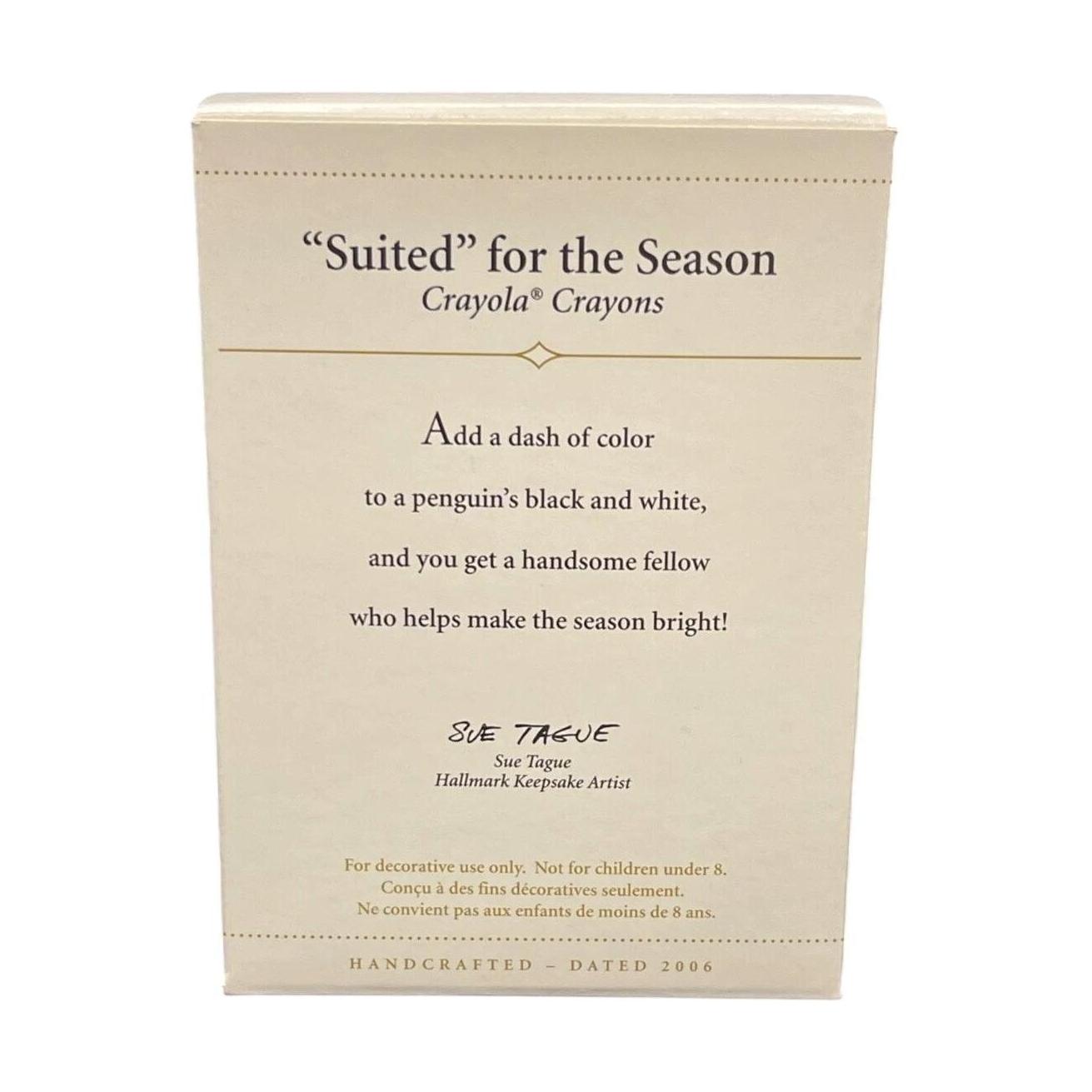 2006 Suited for the Season Hallmark Ornament (Crayola) QXI6246 Image6