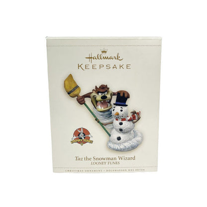2006 Taz the Snowman Wizard Hallmark Ornament (Looney Tunes) QXI6133