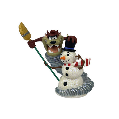 2006 Taz the Snowman Wizard Hallmark Ornament (Looney Tunes) QXI6133