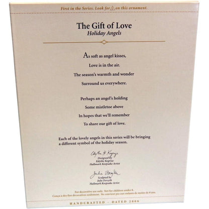 2006 The Gift of Love Hallmark Ornament (Holiday Angels) QX2142