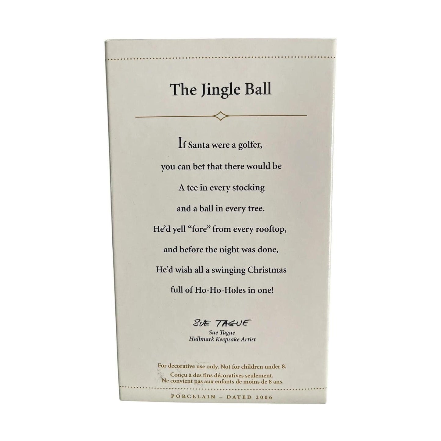 2006 The Jingle Ball Hallmark Ornament (Golf) QXG2616 Image7